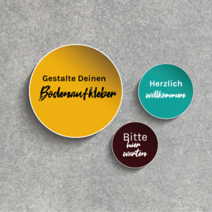 Bodenaufkleber